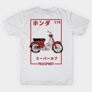 C70 Passport Honda Super Cub T-Shirt